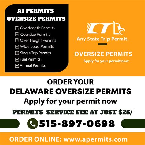 delaware oversize load permits.